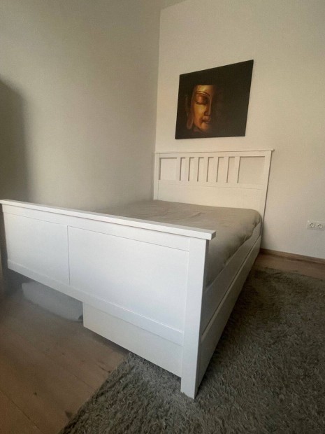 Ikea Hemnes gy 140*200cm teljes felszereltsggel, alig hasznlt!