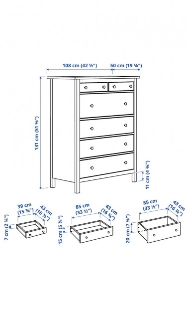 Ikea Hemnes komd 