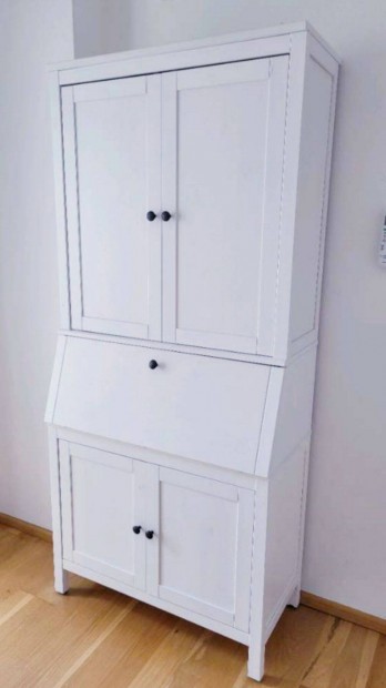 Ikea Hemnes szekreter rasztal rszekrny (tmr fa)