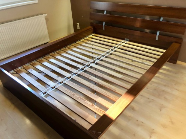 Ikea Hopen ágykeret, 160 cm, ágyráccsal, matrac nelkul