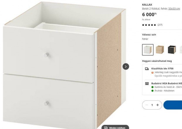 Ikea Kallax bett 2 fikkal