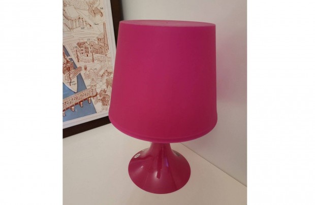 Ikea Lampan asztali lmpa, rzsaszn/pink, 29 cm