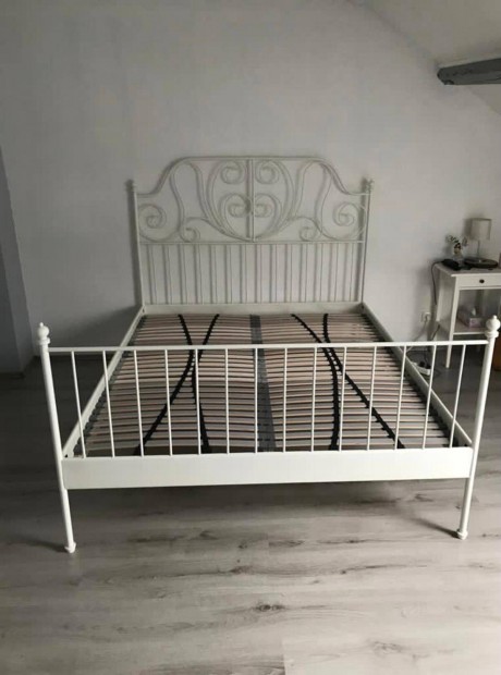 Ikea Leirvik franciagy 160x200+gyrcs