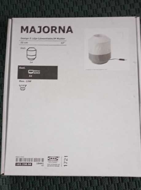 Ikea Majorna j asztali lmpa