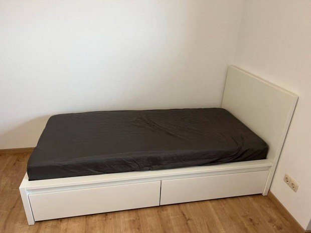 Ikea Malm 90x200 gy 2db fikkal, gyrccsal, matrac nlkl