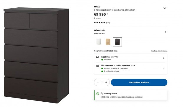 Ikea Malm komd