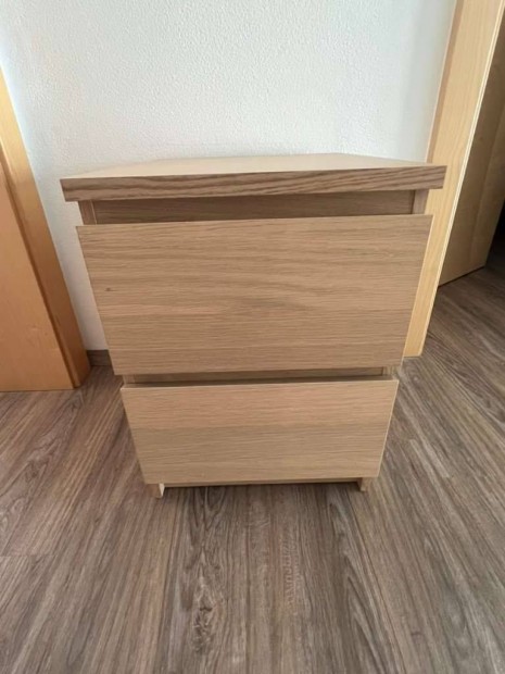 Ikea Malm tlgy 2-fikos komd (jjeliszekrny)