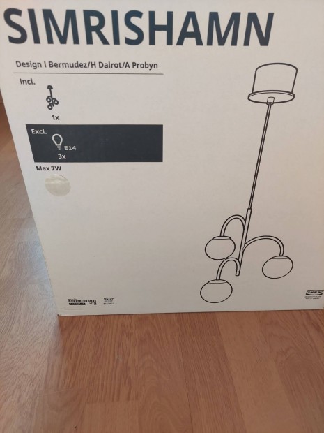 Ikea Simrishamn fgglmpa j, krmozott, oplfehr veg brval