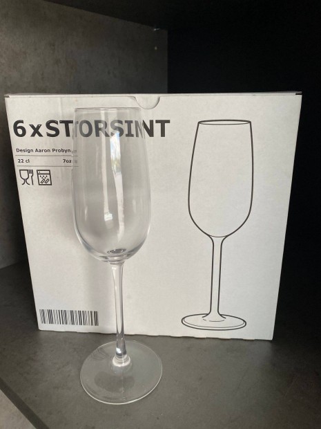 Ikea Storsint 22cl pezsgspohr