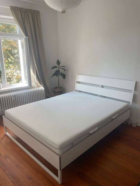 Ikea Trysil franciaágy 160x200+ágyrács+matrac