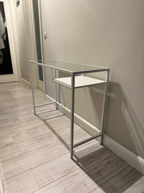 Ikea Vittsjö fehér fémasztal
