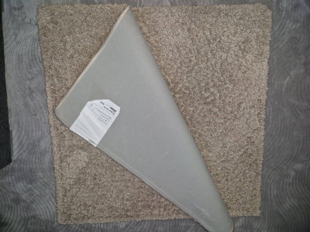 Ikea Vonge bézs színű 80x80 cm-es shaggy szőnyeg 2 db