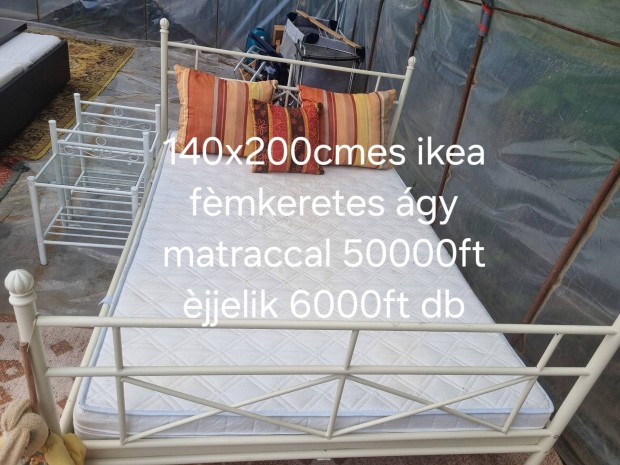 Ikea femkeretes 140x200cmes gy elad