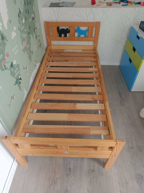 Ikea gyerekágy matraccal 70x160 cm