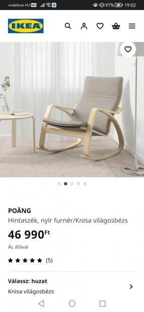 Ikea hintaszk (Pang) 