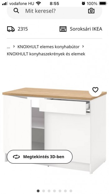 Ikea konyhabutor