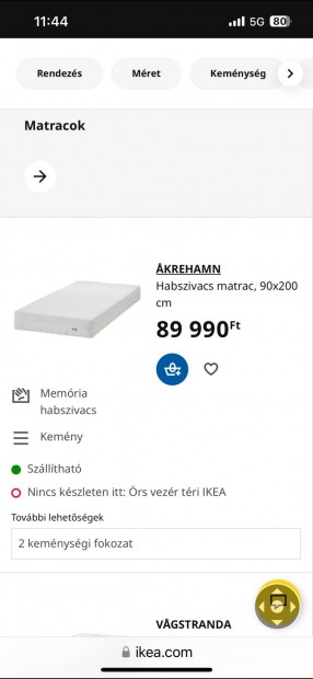 Ikea matrac (j), 90/200