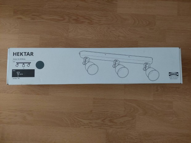 Ikea mennyezeti 3-as spot lámpa, Ikea Hektar, új