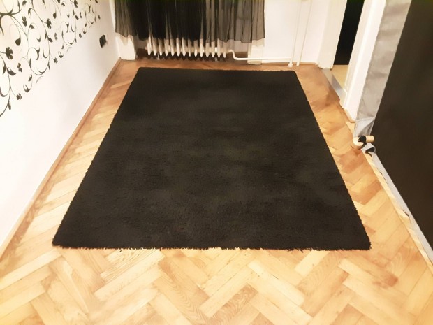 Ikea shaggy fekete sznyeg 160x230 2 db 