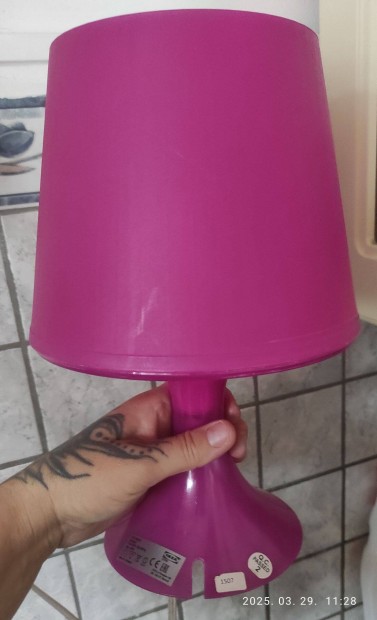 Ikeás rózsaszín asztali lámpa eladó