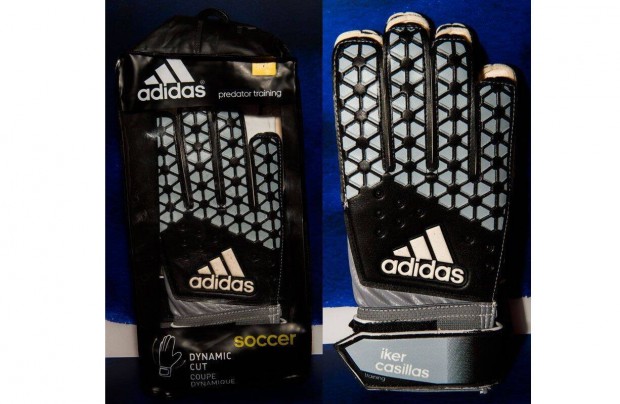 Iker Casillas eredeti adidas Predator training kapuskeszty tskval