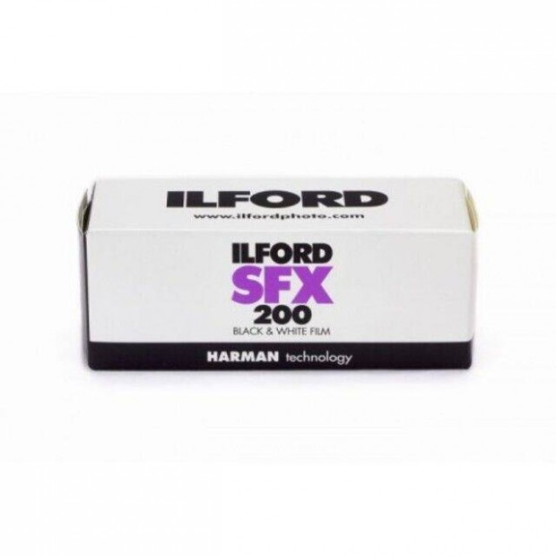 Ilford SFX 200 120 infrared fekete-fehr negatv rollfilm (Lejrt! )