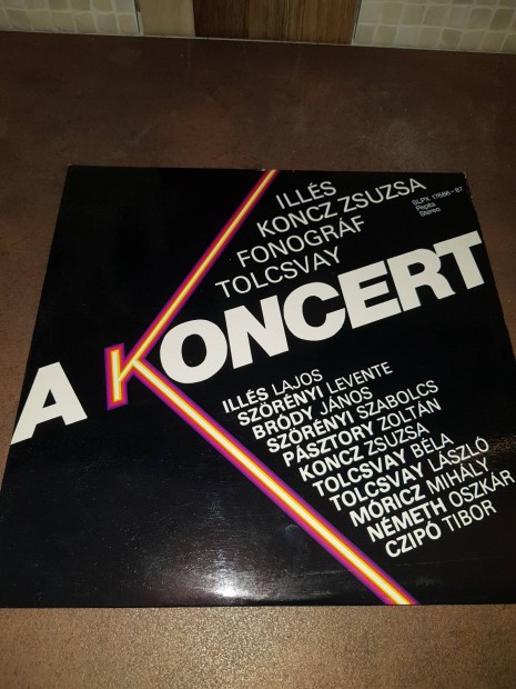 Ills A Koncert dupla gyri llapot bakelit vinyl LP lemez