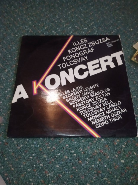 Ills, Koncz Zsuzsa, Fonogrf, Tolcsvay A Koncert (1981)