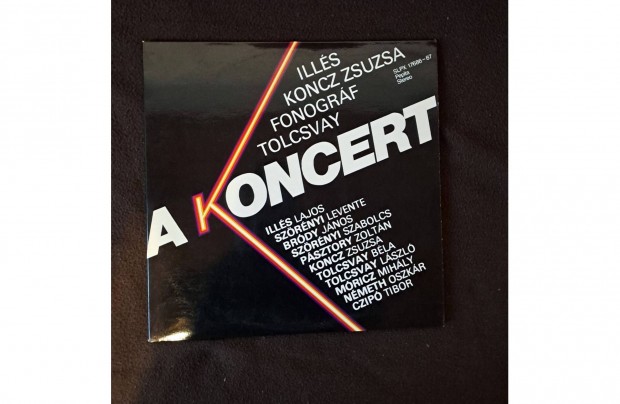 Ills - Koncz Zsuzsa - Fonogrf - Tolcsvay - A Koncert 2X LP 1981