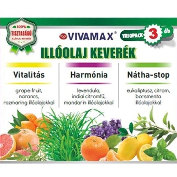 Illolaj keverk szett: harmnia, vitalits s ntha-stop (3-as csoma