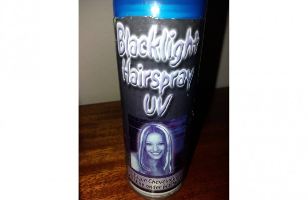 Illuminate UV Sznes hajspray Blacklight halloween/buli 125 ml