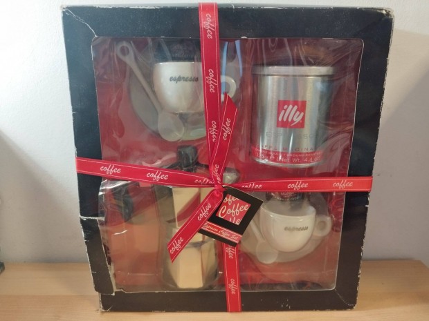 Illy espresso kv kszlet elad kotyogval s csszkkel