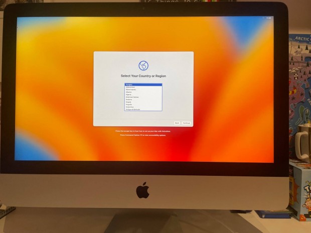 Imac 4K 2017 21,5" 3GHz i5, 8GB DDR4, 1TB HDD, dobozban