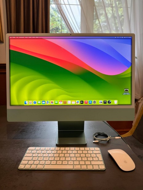 Imac M1 (24 hvelykes, M1, 2021) - zld 24" 24 All in One Garancia
