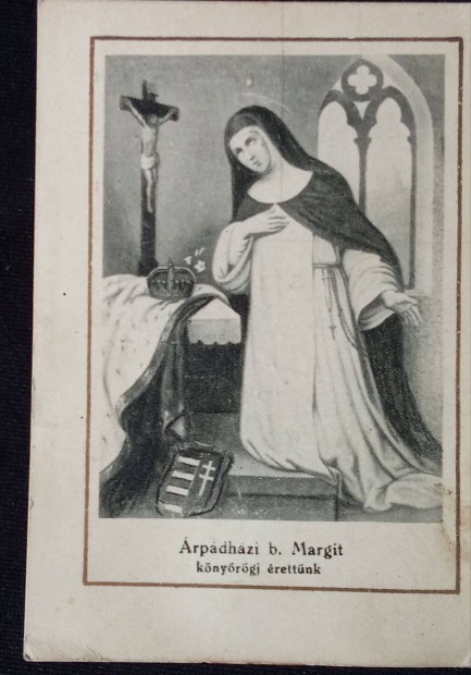 Imalap, imaknyvbe val lap: Szent Margit 1917