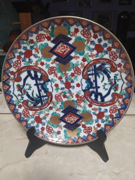 Imari,keleti porceln dsztnyr, 28 cm.csods Bp.II.