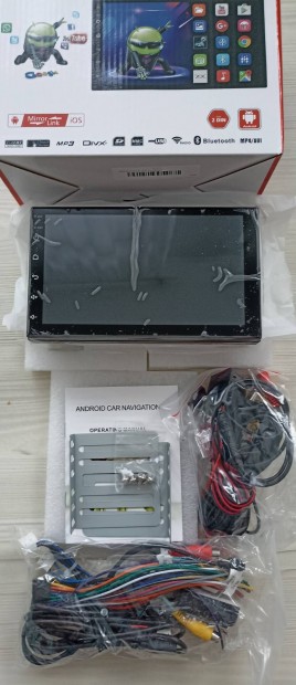 Imars autrdi / fejegysg, 2 DIN, 7", 2 GB, Android, GPS, tolatkam.