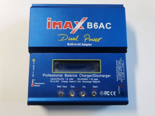 Imax B6AC akkumulátor tesztelö