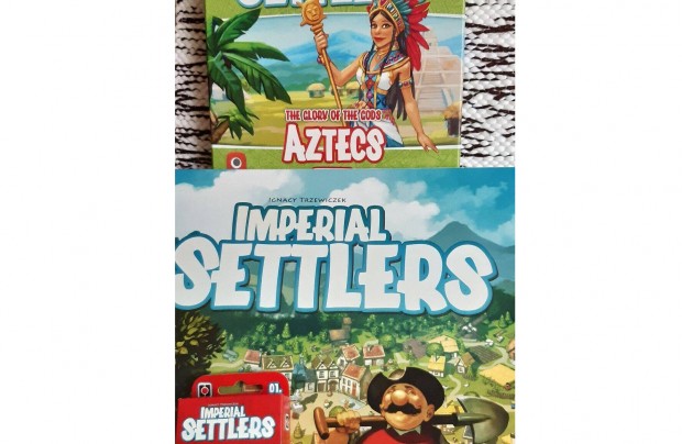 Imperial Settlers (Birodalmi Telepesek) + Aztecs kiegészítő (Angol!)