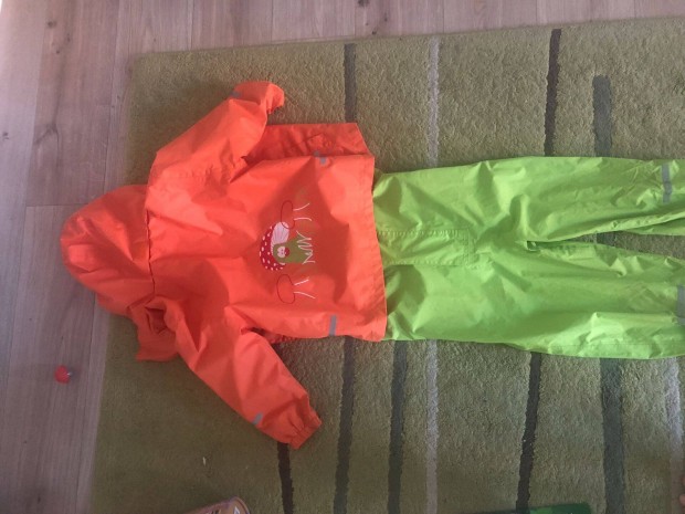 Impidimpi esőkabát esőnadrág szett, bélés nélküli, 98-as