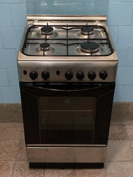 Indesit 4T Inox gztzhely