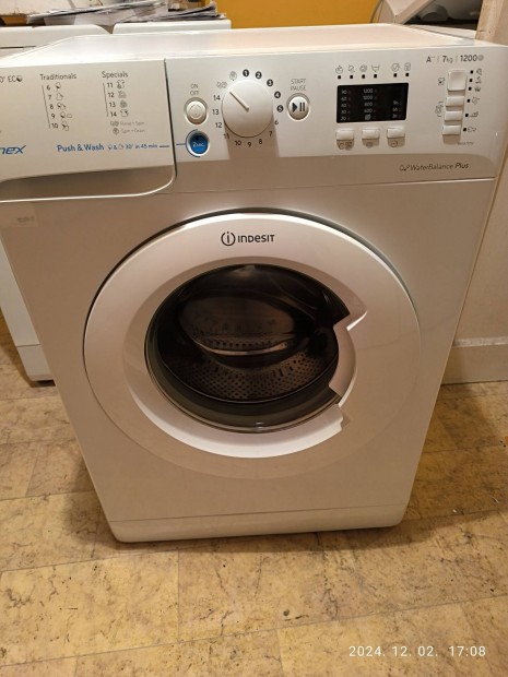 Indesit 7kg-os keskeny mosgp garancival elad 