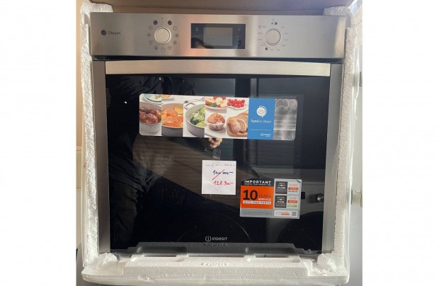 Indesit IFWS 5844 JH IX Multifunkciós gőzsütő, A+, 71l.(Új csomagolt)