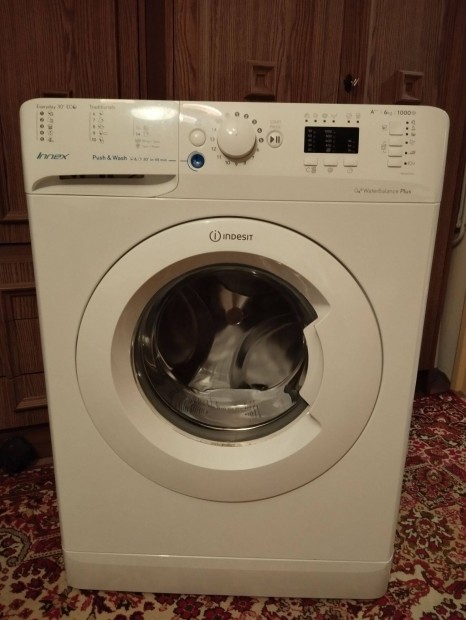 Indesit elltlts keskeny mosgp 6kg-os 1000-es centrifugval