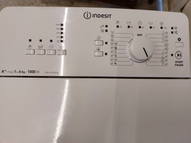 Indesit mosgp 6 kg, A++, Tkletesen mkd llapotban