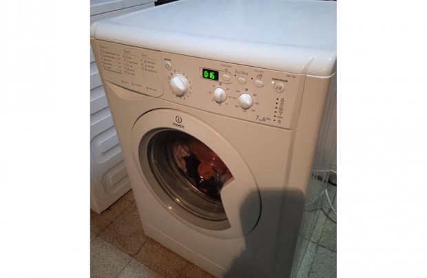 Indesit mosgp 7kg A+ garancival. 1600 centrifugval tkletes