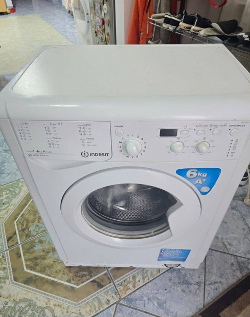 Indesit mosgp mkdkepes llapotban 6kg ruha kapacits