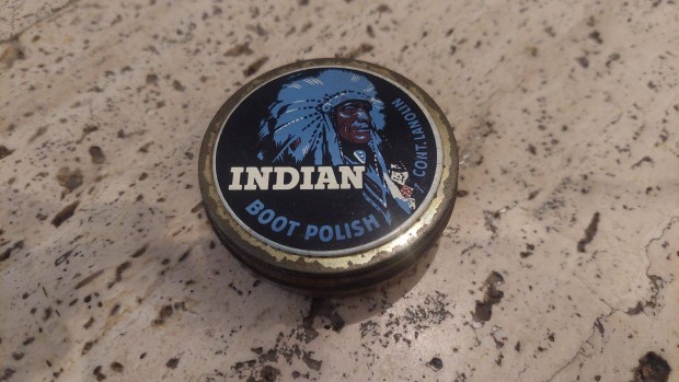 Indian Boot Polish cippol doboz