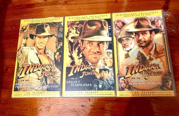 Indiana Jones VHS kazettk