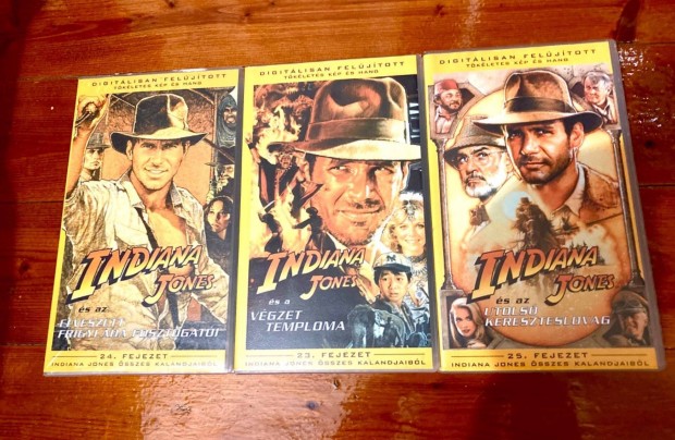 Indiana Jones VHS kazettk